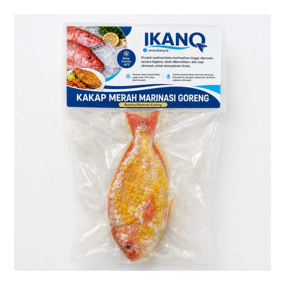 Ikan Kakap Merah Marinasi Goreng