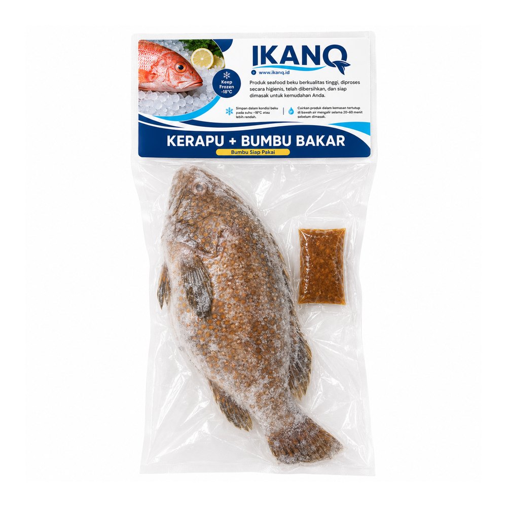 Ikan Kerapu + Bumbu Bakar